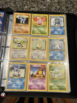 Pokemon Base Set Card Lot Non Holo Unlimited with Binder PLEASE READ - Image 3