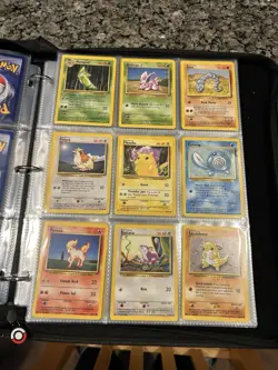 Pokemon Base Set Card Lot Non Holo Unlimited with Binder PLEASE READ - Image 5