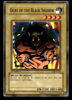 Ogre of the Black Shadow SDK-A019 Starter Deck Kaiba 1st Edition 2002 - Yugioh - Image 1