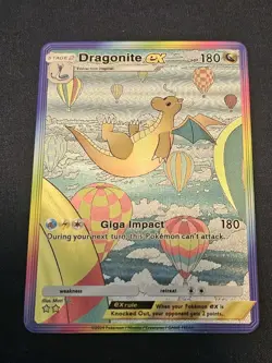 Dragonite Ex Pokemon TCG Pocket Custom Textured Fanart Card - Image 1