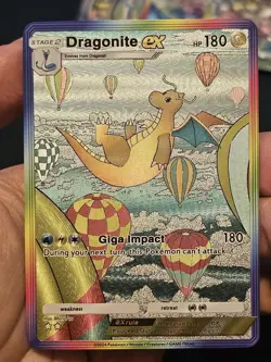 Dragonite Ex Pokemon TCG Pocket Custom Textured Fanart Card - Image 2