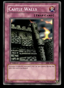 Castle Walls SDK-A049 Starter Deck Kaiba 1st Edition 2002 - Yugioh - Image 1