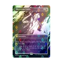 WOTC MtG Magic the Gather Phyrexian Unlife (Step-and-Compleat Foil) (R) (F NM - Image 1