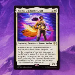 Haliya, Guided by Light EOE 0019 Commander MTG Edge Of Eternities Warp Life - Image 1