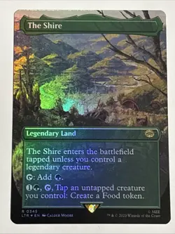 MTG Lord of the Rings The Shire Borderless Foil 0345 NM Rare - Image 1