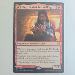 MTG - Birgi, God of Storytelling / Harnfel, Horn of Bounty - - - Normal - Image 1