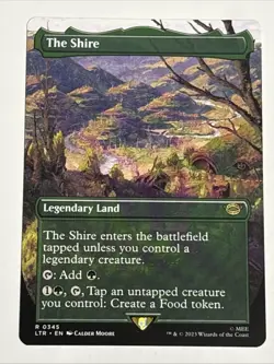 MTG Lord of the Rings The Shire Borderless 0345 NM Rare - Image 1
