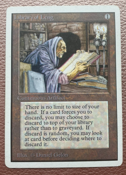 Library of Leng unlimited MTG Magic the gathering - Image 1