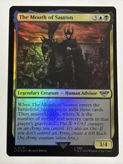MTG Lord of the Rings The Mouth of Sauron Foil 0216 NM - Image 1