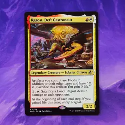 Ragost, Deft Gastronaut EOE 0224 Commander MTG Edge Of Eternities Lobster Food - Image 1