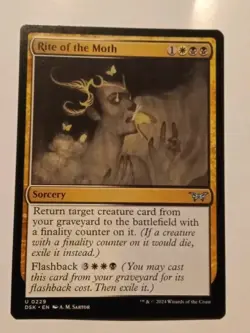 MTG Rite of the Moth - Duskmourn #229 - Near Mint - Image 1