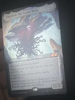 RARE Borderless Foil! NM Emrakul, the Aeons Torn English Ultimate Masters 01/040 - Image 2