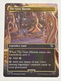 MTG Lord of the Rings The Grey Havens Borderless 0443 NM - Image 1