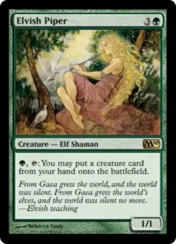 MTG English Elvish Piper NM Normal Magic 2010 Core Set - Image 1