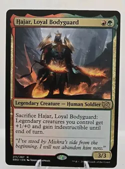 Hajar, Loyal Bodyguard MTG The Brothers' War Regular - Image 1