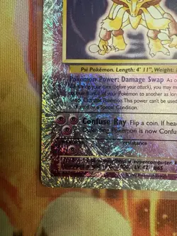 Alakazam • Pokemon Legendary Collection Reverse Holo Foil 2002 1/110 - Image 5