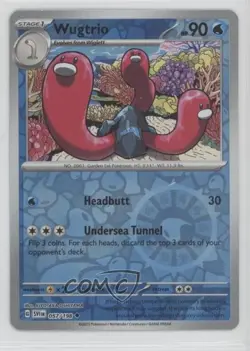 Wugtrio Reverse Foil Pokemon SV01: Scarlet & Violet #057 - Image 1