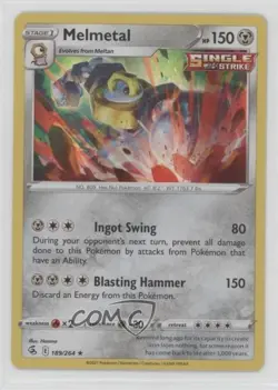 Melmetal Holo Pokemon Sword & Shield Fusion Strike #189 - Image 1
