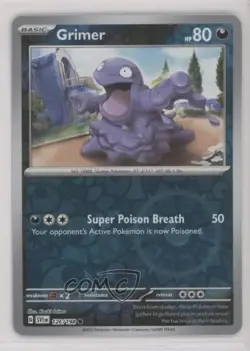 Grimer Reverse Foil Pokemon SV01: Scarlet & Violet #126 - Image 1