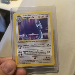 LP Dragonair Pokemon 1st Edition Shadowless Base Set 18/102 English - Image 1