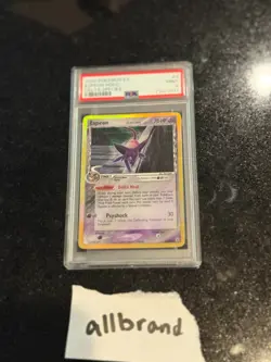 2005 Pokemon EX Delta Species Espeon Holo #4 PSA 9 Mint - Image 1