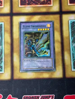 Yugioh Flame Swordsman Faded + Wavy LOB-003 - Image 2