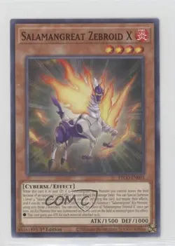 Salamangreat Zebroid X 1st Ed. YuGiOh Eternity Code #ETCO-EN003 - Image 1