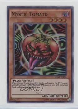 Mystic Tomato (SR) Unlimited YuGiOh Dark Saviors #DASA-EN046 - Image 1