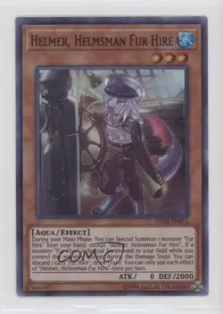 Helmer Helmsman Fur Hire (SR) Unlimited YuGiOh Dark Saviors #DASA-EN016 - Image 1
