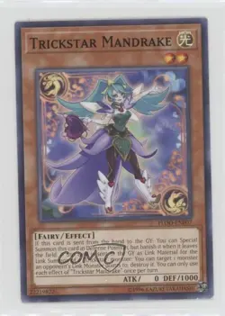 Trickstar Mandrake Unlimited YuGiOh Flames of Destruction #FLOD-EN007 - Image 1