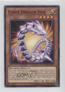 Cyber Dragon Vier 1st Ed. YuGiOh netic Horizon #CYHO-EN014 - Image 1