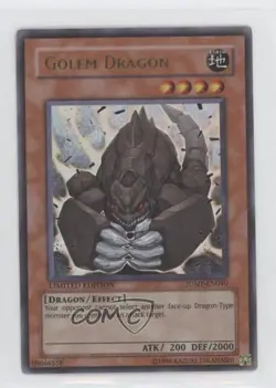 Golem Dragon YuGiOh Shonen Jump Magazine Promo #JUMP-EN040 2002 - Image 1