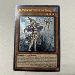 Yugioh Water Enchantress of the Temple OP19-EN002 Ultimate Rare NM - Image 1