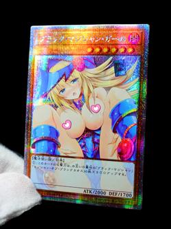 Dark Magician Girl Yugioh Uncensored Alt Art Waifu Secret Rare Sexy Anime Custom - Image 3