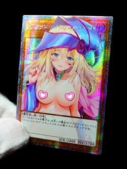 Dark Magician Girl Uncensored Yugioh Sexy Waifu Secret Rare Alt Art Anime Custom - Image 4