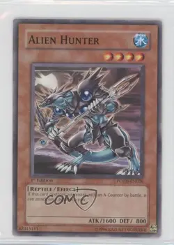 Alien Hunter 1st Ed. YuGiOh Power of the Duelist #POTD-EN026 2006 - Image 1
