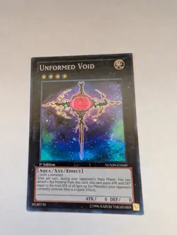 Unformed Void NUMH-EN049 - Super Rare Yugioh! Holo Foil Nice! - Image 1