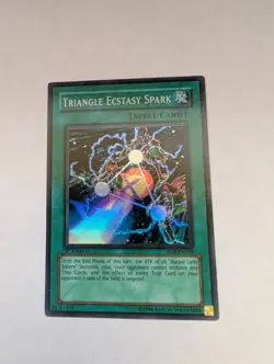 Triangle Ecstasy Spark RDS-EN039 Rise of Destiny 1st Edition Super Rare Yugioh - Image 1