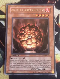 Yugioh: Gaia Soul The Combustible Collective - RDS-EN028 - Rare - 1st Edition MP - Image 1