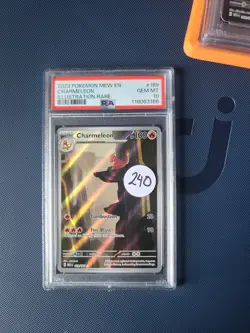 Pokemon TCG Charmeleon 151 English Illustration Rare Card 169/165 PSA 10 - Image 1