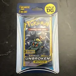Pokemon TCG: Unbroken Bonds/Cosmic 3 Card Mini Booster Set New Factory Sealed - Image 4