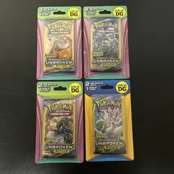 Pokemon TCG: Unbroken Bonds/Cosmic 3 Card Mini Booster Set New Factory Sealed - Image 1