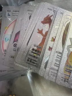 55cards/box Collector's Edition Silver 55 Card Non-TCG Fan Art Pokemon - Image 3