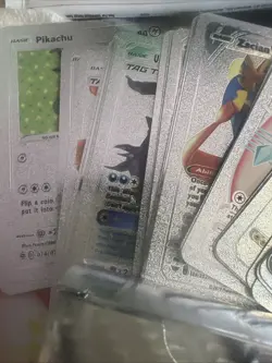 55cards/box Collector's Edition Silver 55 Card Non-TCG Fan Art Pokemon - Image 4