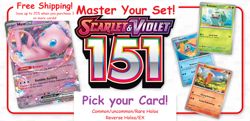 Pokemon TCG Scarlet & Violet: 151 - Choose Your Card - Finish your Set! - Image 1