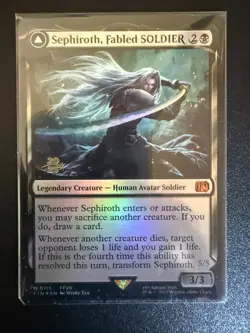 Sephiroth, Fabled SOLDIER Sephiroth, One-winged Angel - Prerelease Card - Image 1