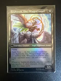 Sephiroth, Fabled SOLDIER Sephiroth, One-winged Angel - Prerelease Card - Image 2