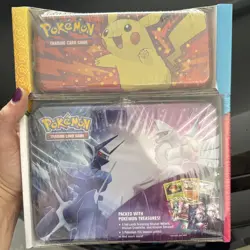 Pikachu Pokemon Back to School Pencil Case & Treasure Chest Trading card game - Image 1