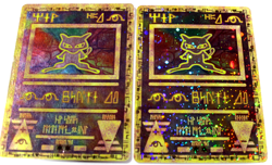 Pokemon TCG Ancient Mew Holo Card 2000 Movie Promo LOT OF 2- MP/HP - Image 1