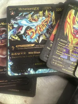 55cards/box Collector's Edition Black 55 Card Non-TCG Fan Art Pokemon - Image 2